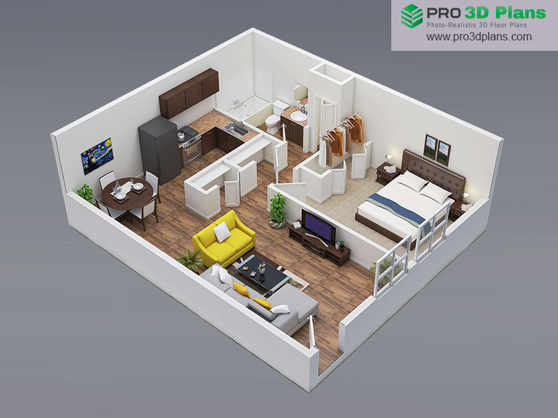 3D Floor Plan Example 5