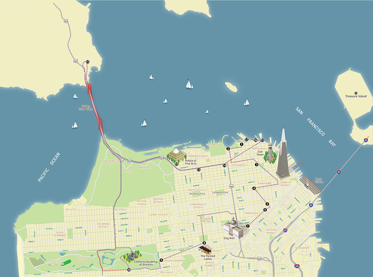 Vector Map Illustration